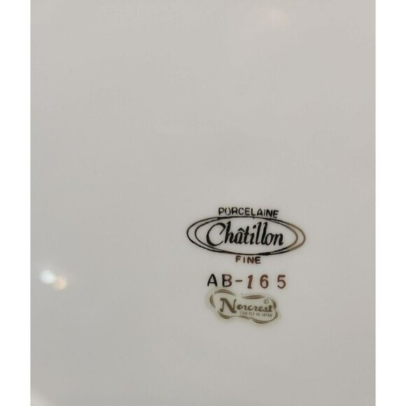 Vintage Norcrest Gold Floral 15th Anniversary Collector Plate Great Gift Couples - Picture 3 of 10